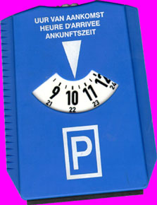 Objets publicitaires Disque de stationnement