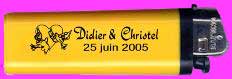cadeaux briquets  mariagepersonnalis&eacute;s