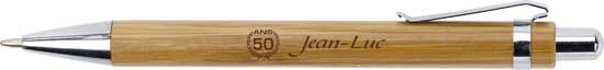 prix stylo en bois personnalis&eacute; par gravure laser