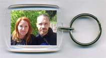 porte clef photo des fian&ccedil;&eacute;s