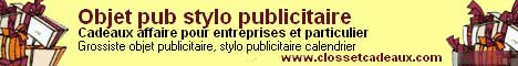 stylo publicitaire et objets publicitaires personnalis&eacute;s
